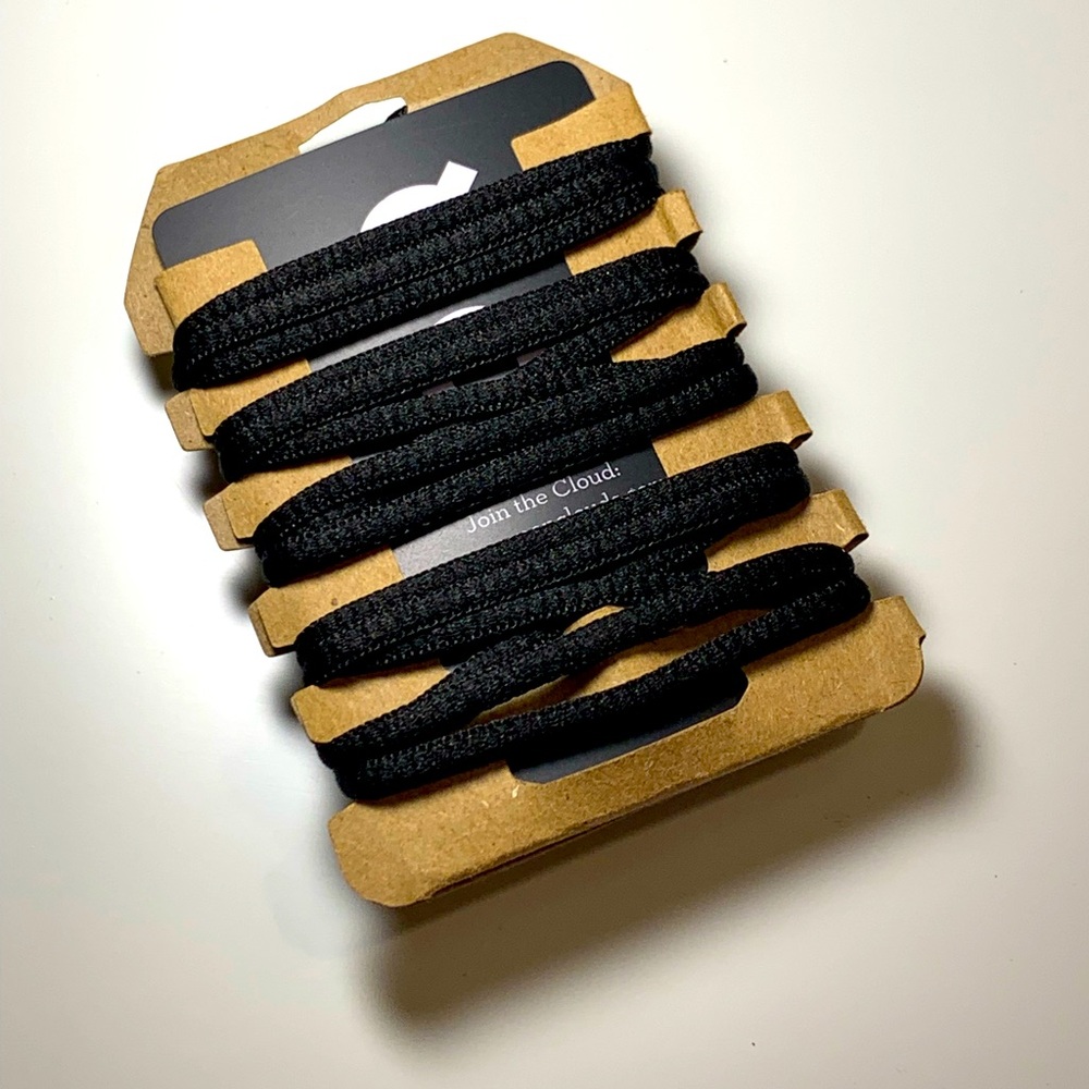 On Olivier Bernhard Black Sneaker Shoelaces